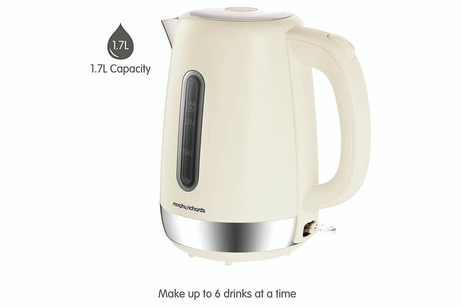 Morphy Richards 102784, Equip Kettle, Cream | Soundstore