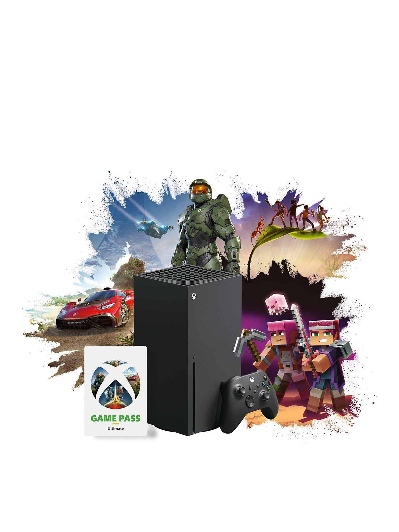 The Ultimate Gamer Bundle: 1TB Console, Carbon Black + 24 Month Ultimate Game Pass