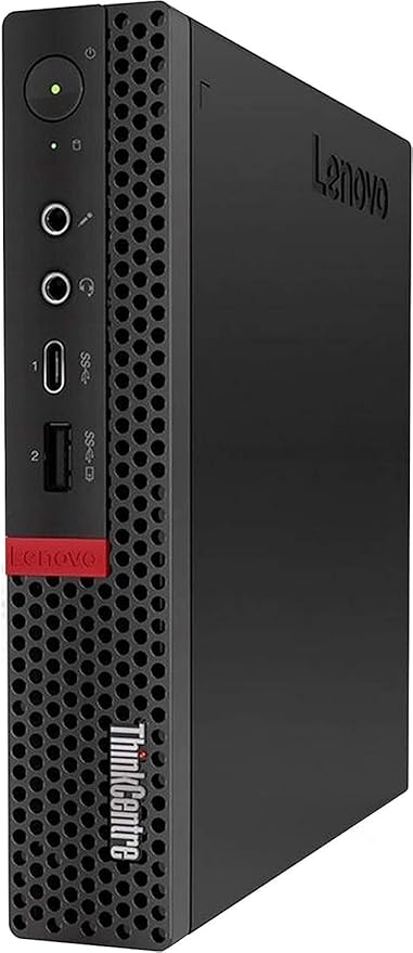 Lenovo ThinkCentre M910Q Desktop PC - (Black) (Intel i5-7500T Processor, 4 GB RAM, 128 GB SDD, Integrated Intel HD 630 Graphics, Windows 10 Pro)