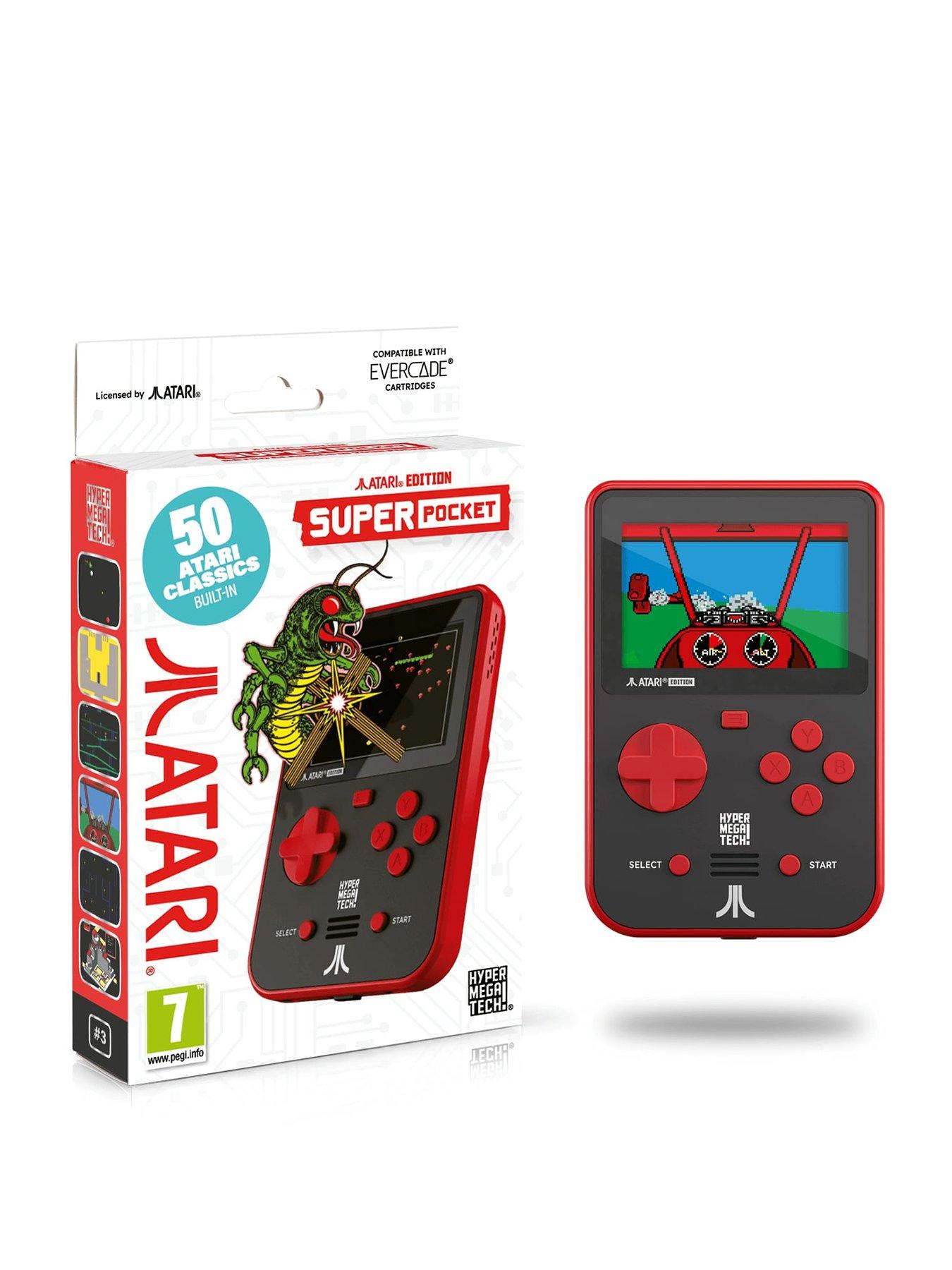 HyperMegaTech Atari Super Pocket Handheld Gaming Device