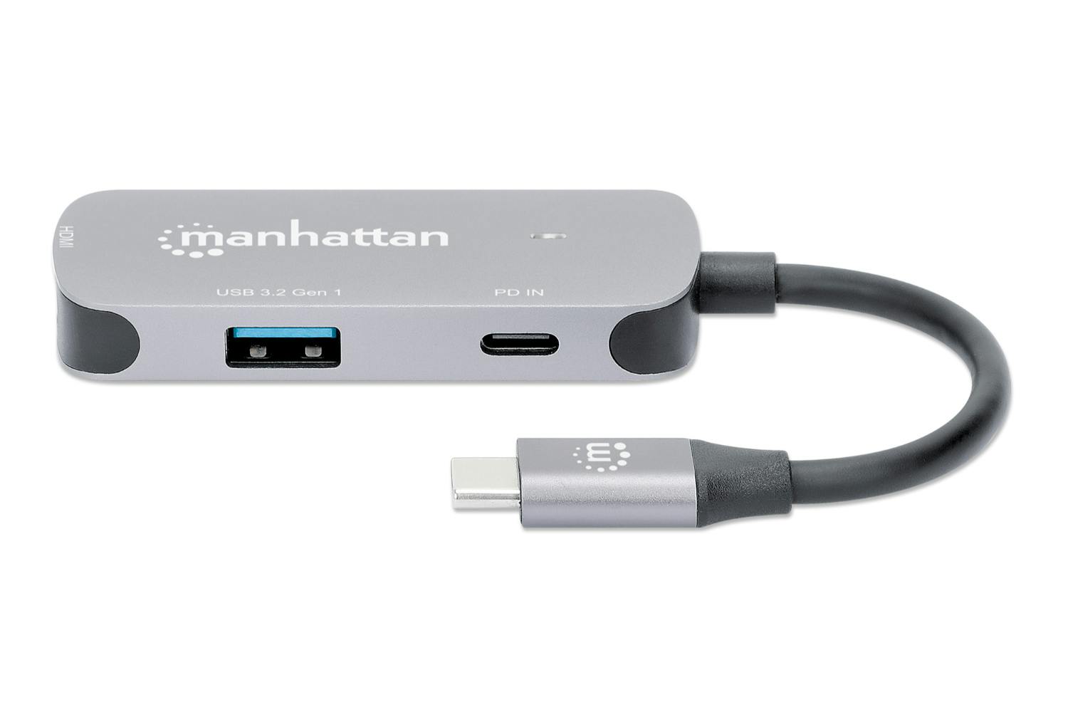 Manhattan 130707, USB-C to HDMI 3 in 1 Docking Hub | Soundstore