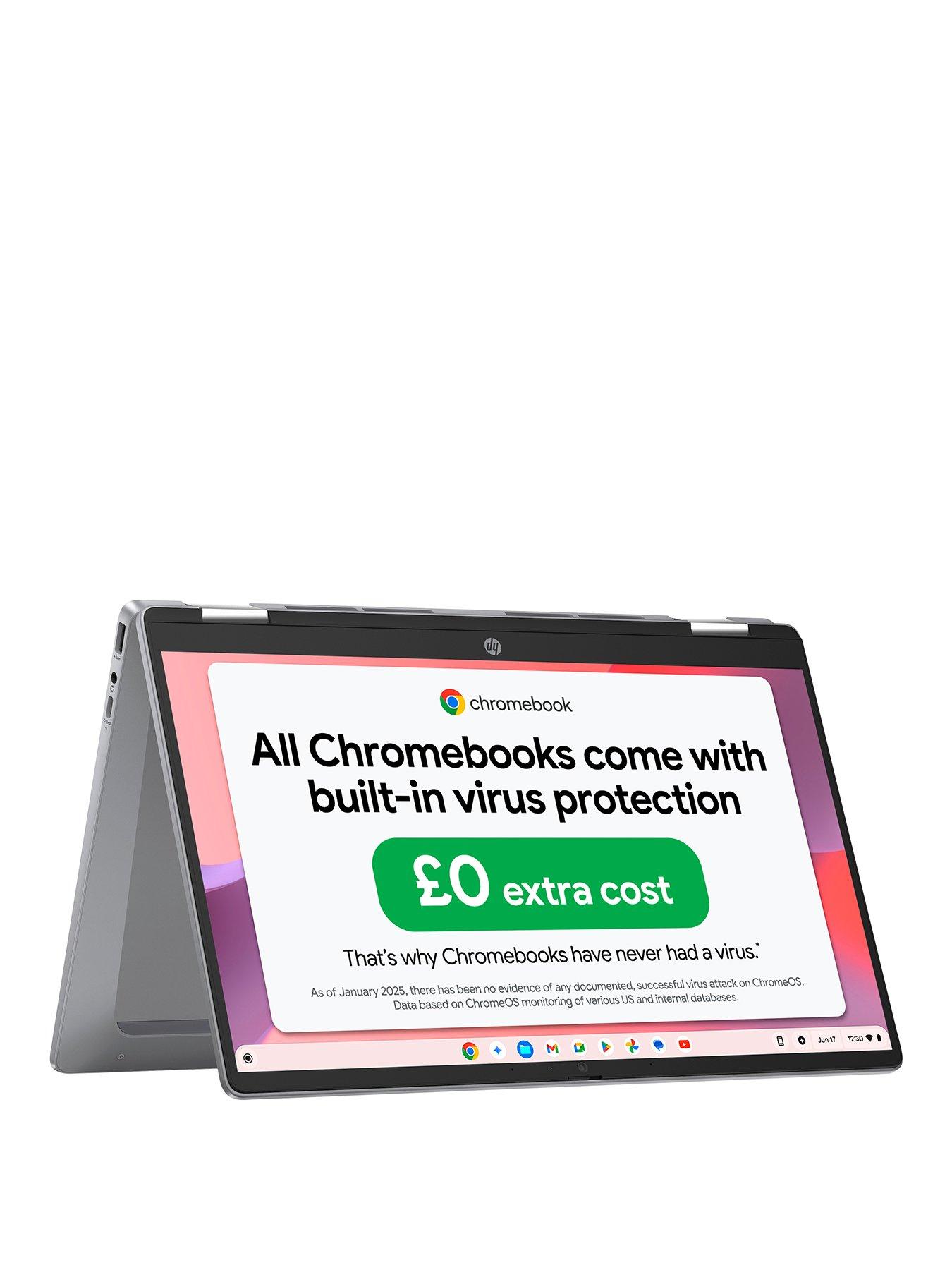 Chromebook x360 14b-cd0001na - 14 in - Intel® N200 - 8GB RAM - 128GB - Silver