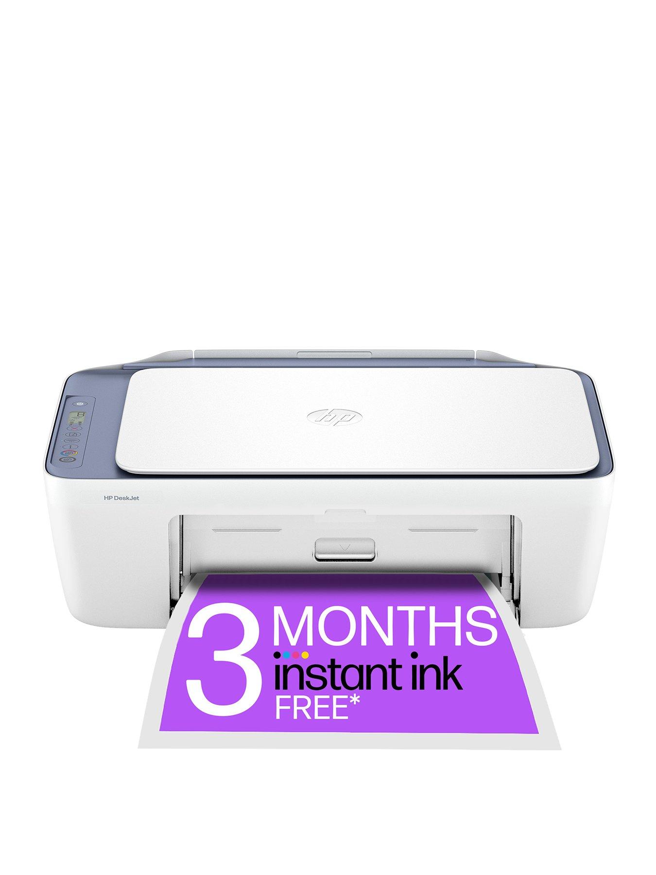 DeskJet 2922 All-in–One Wireless Colour Printer with 3 months free Instant Ink – White