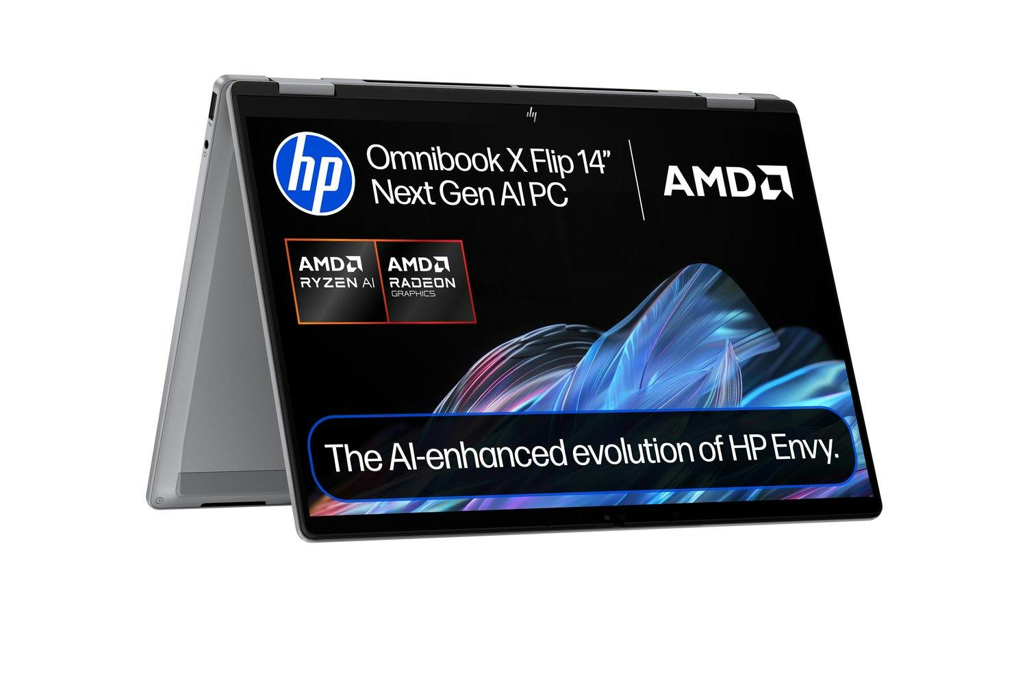 HP 14" OmniBook X Flip 2-in-1 Laptop AMD Ryzen AI 5 | 16GB | 512GB | Meteor Silver