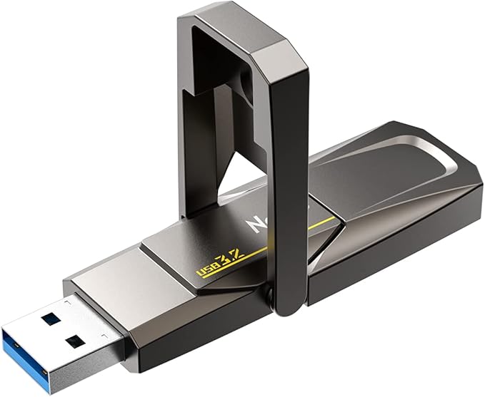 Netac US5 128GB Solid USB State Drive External Portable SSD Type-c and USB 3.2 Dual Interface Speed up to 550MB/s for Smartphone and Notebook Computer