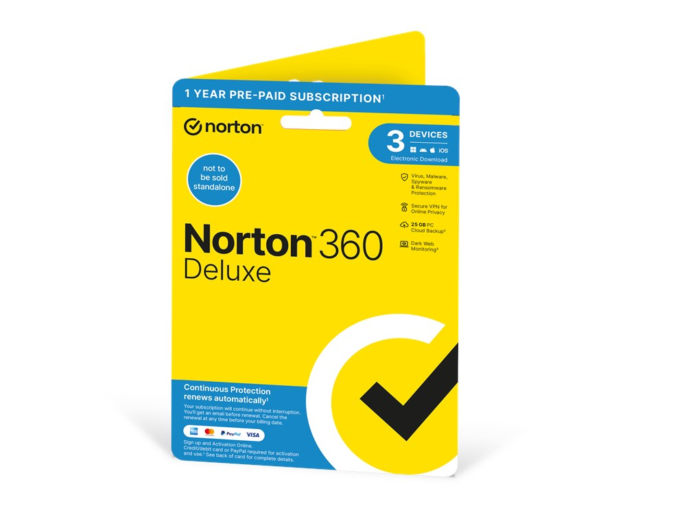 Norton 360 Deluxe 3D - 25GB