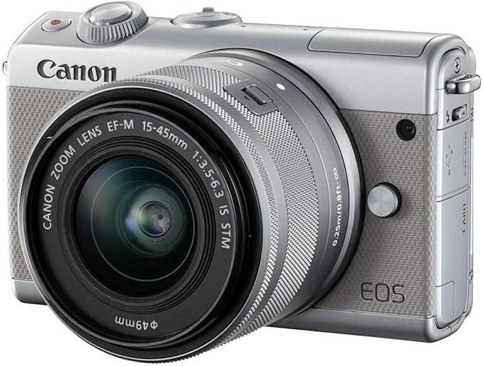 Canon EOS M100 Camera Kit 24.2MP CMOS 6000 x 4000 pixels Silver - Digital Cameras (24.2MP, 6000 x 4000 pixels, CMOS, Full HD, Touch Screen, Silver)