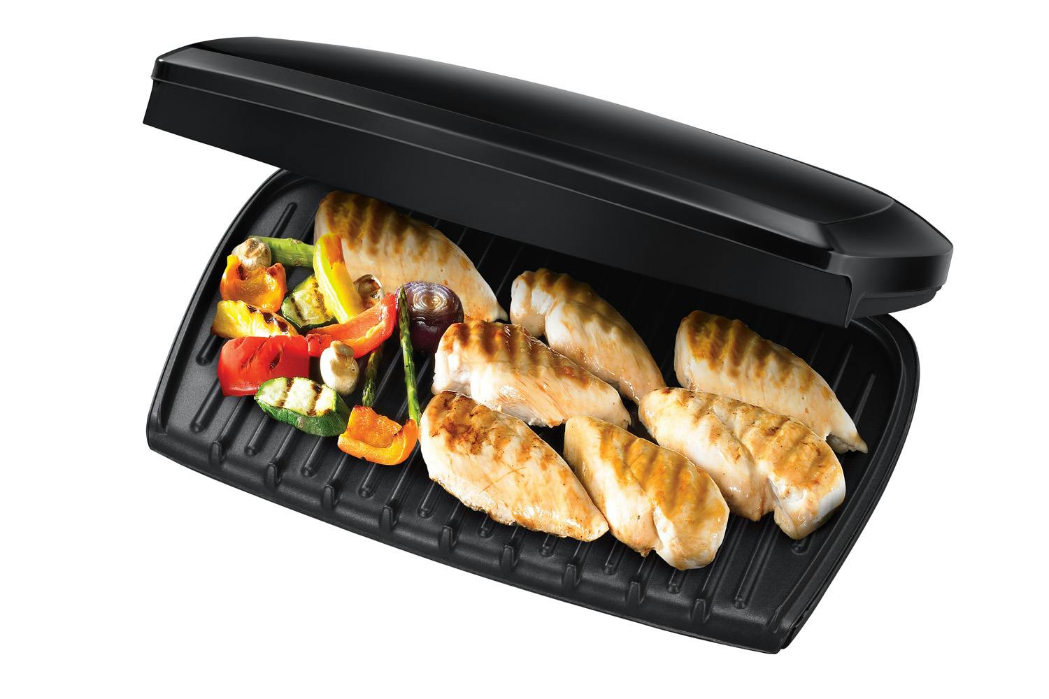 George Foreman 10 Portion Large Health Grill | 23440 | Black