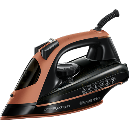 Russell Hobbs 2600W Copper Express Steam Iron - Copper & Black | 23975