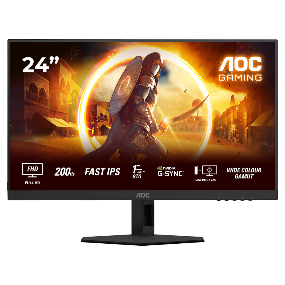 AOC 24" FHD Gaming Monitor - Black | 24G4HRE