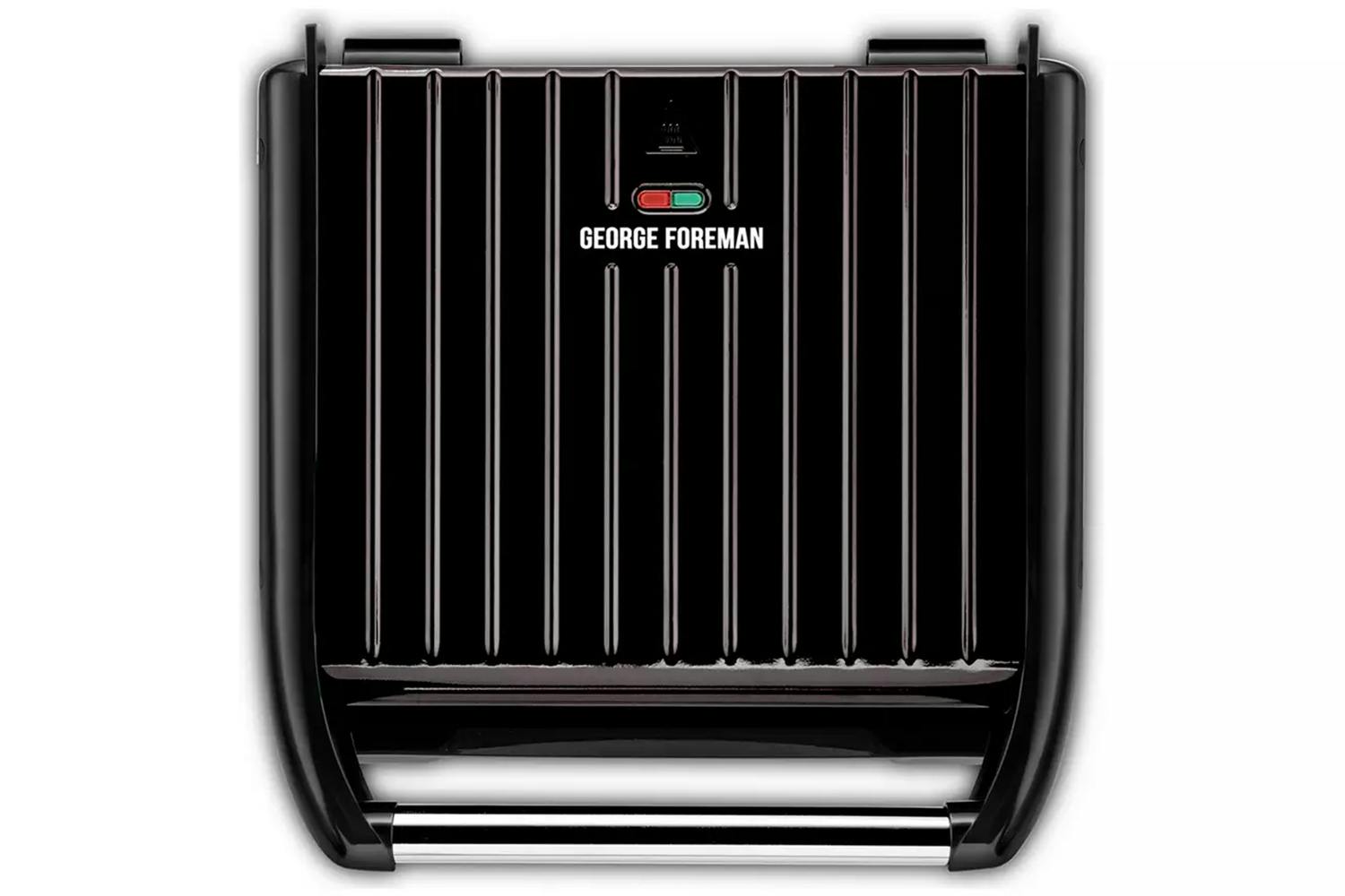 George Foreman Large Steel Entertaining Grill | Black