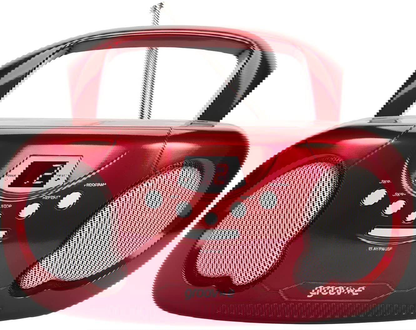 Groov-e Red Radio and CD Player