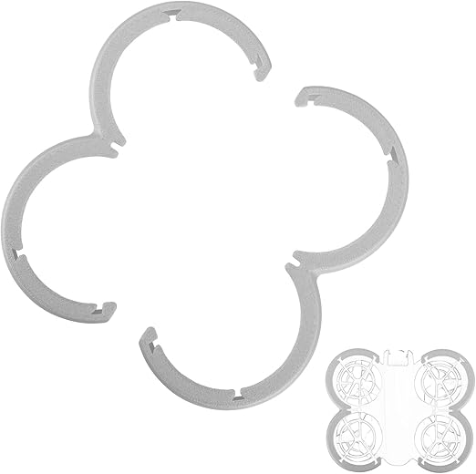 2pcs Propeller Guard Protectors for DJI NEO, Plastic Anti-Collision Bumper Guards Drone Bumper Ring Cover Drone Accessories for DJI NEO (Grey)