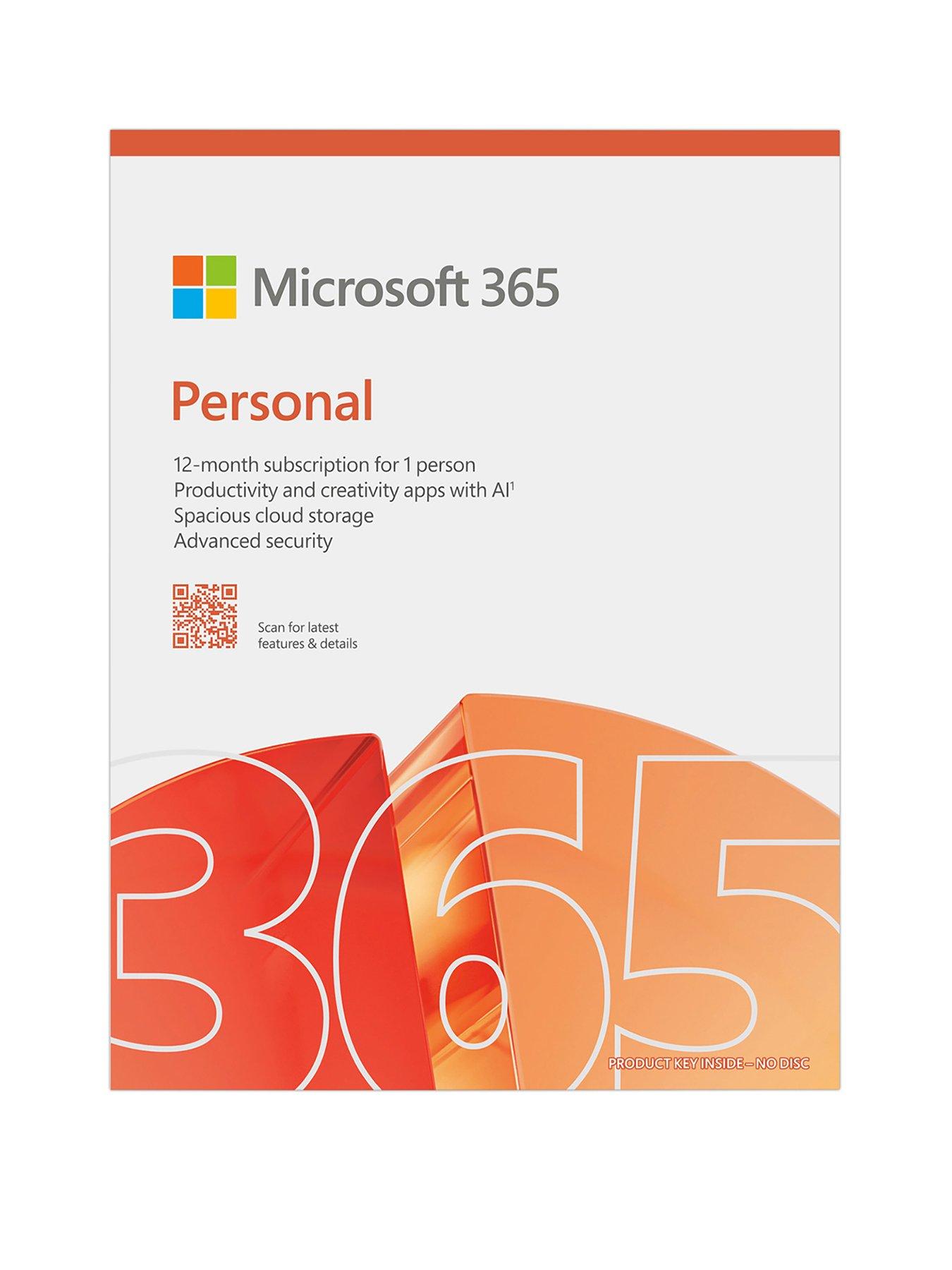 365 Personal 12-Month Subscription for PC and Mac, Tablet and Smartphones