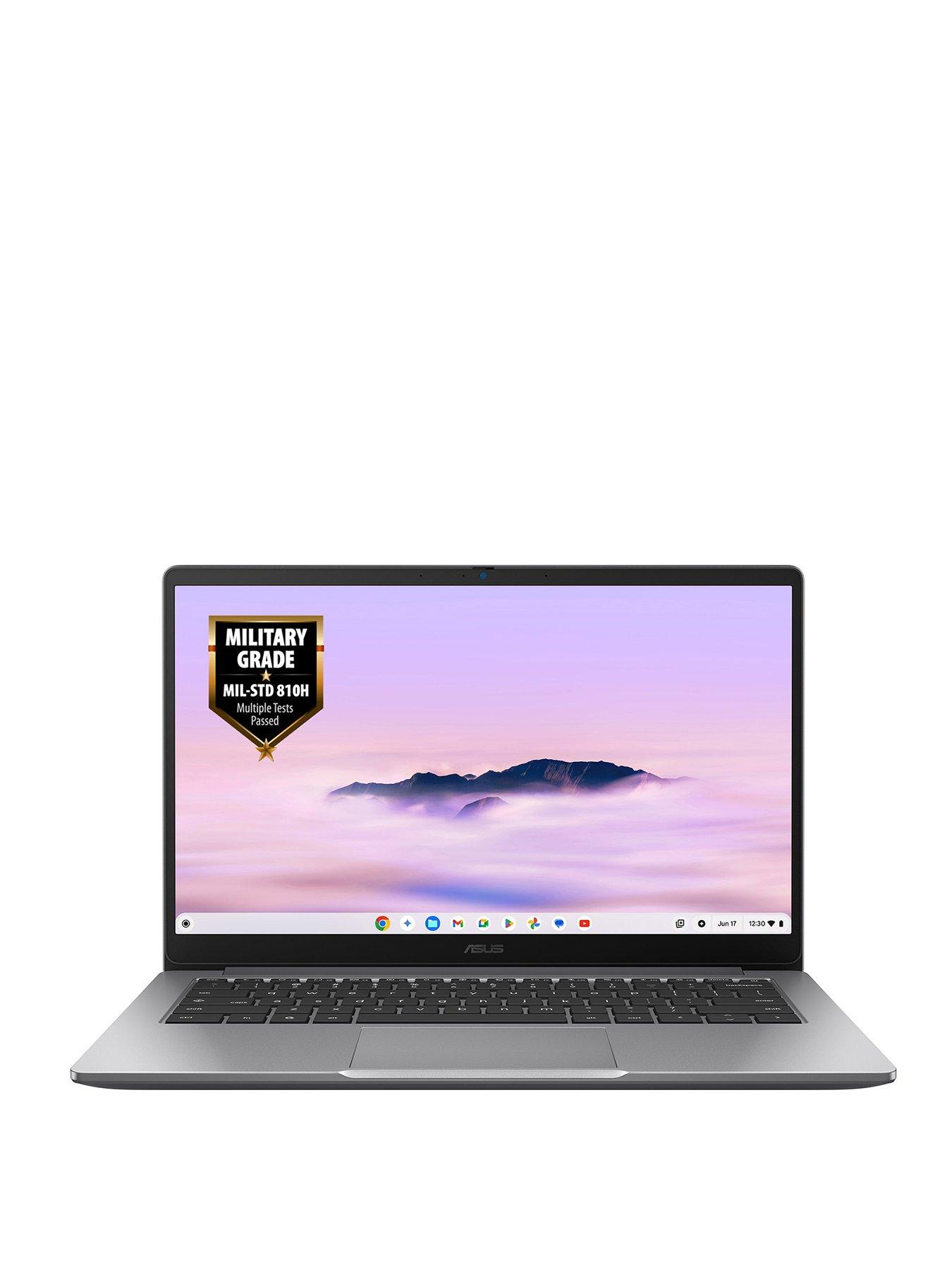 ASUS Chromebook 14 Inch Full HD Laptop | Intel Core 3, 8GB RAM, 128GB SSD | Grey