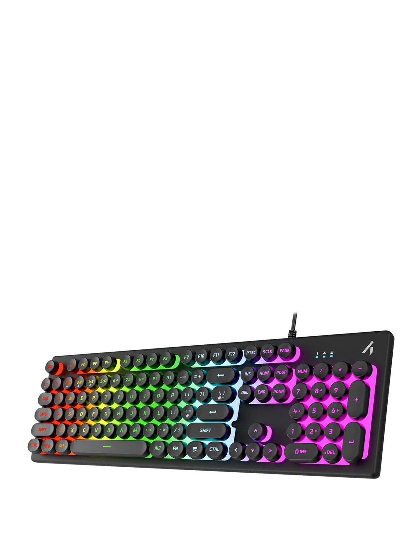 Stealth Light Up Gaming Keyboard 104 Keys - Black