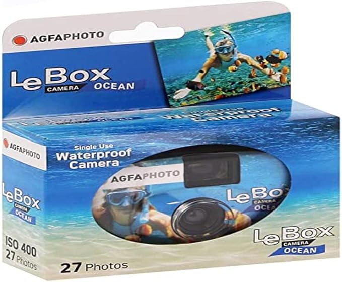 AgfaPhoto LeBox Ocean 400 Disposable Cameras 27 Photos