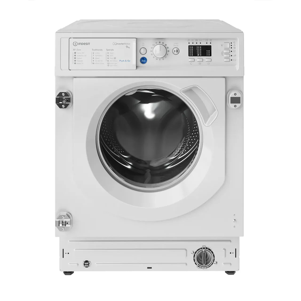 Indesit 9KG 1400RPM Integrated Washing Machine - White | BIWMIL91485UK