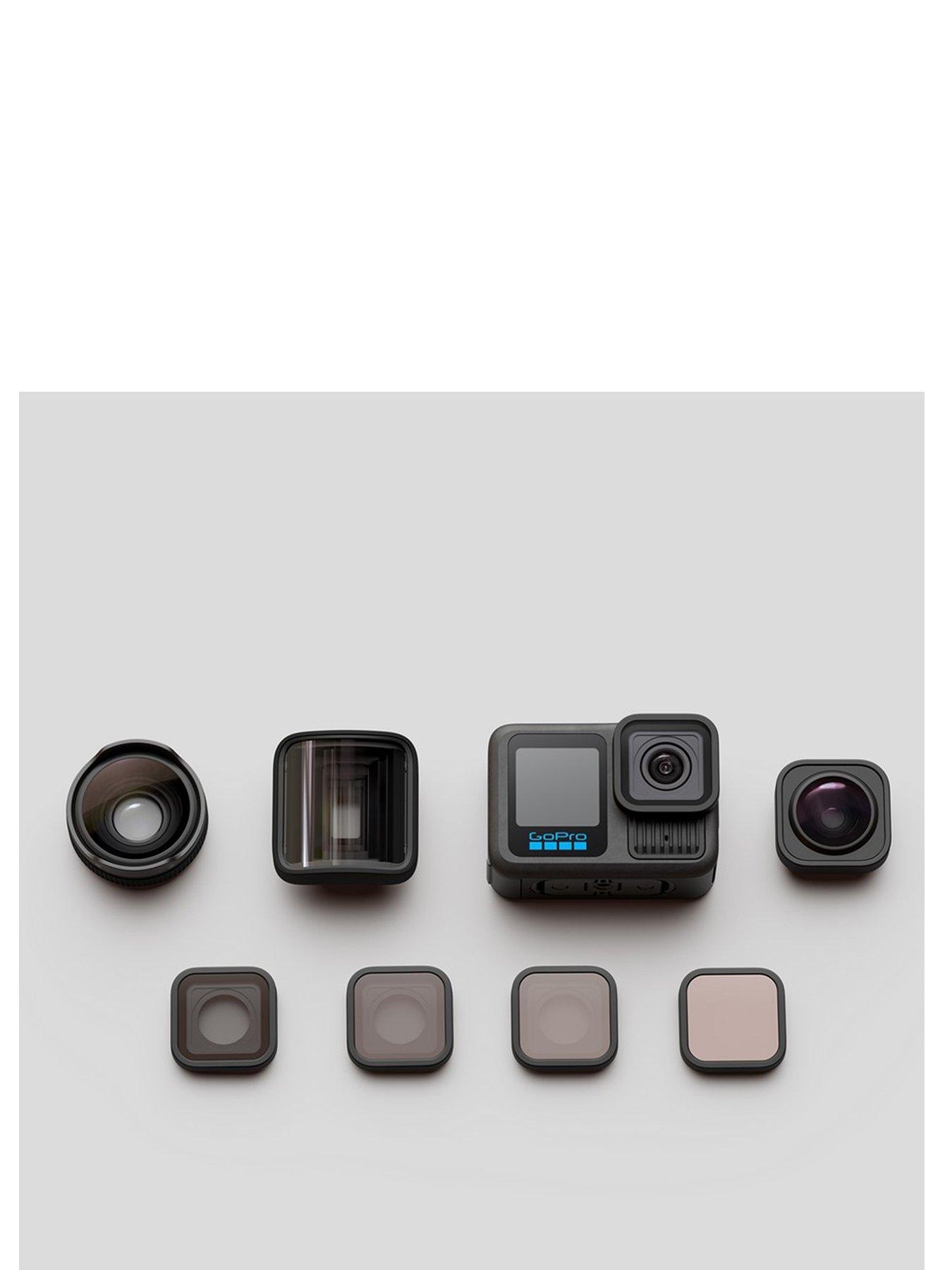 GoPro HERO13 Black + HB Series Lens Collection - Includes Macro Lens, Ultra Wide Angle Lens, 4 ND Filters, Anamorphic Lens and Premium Housing