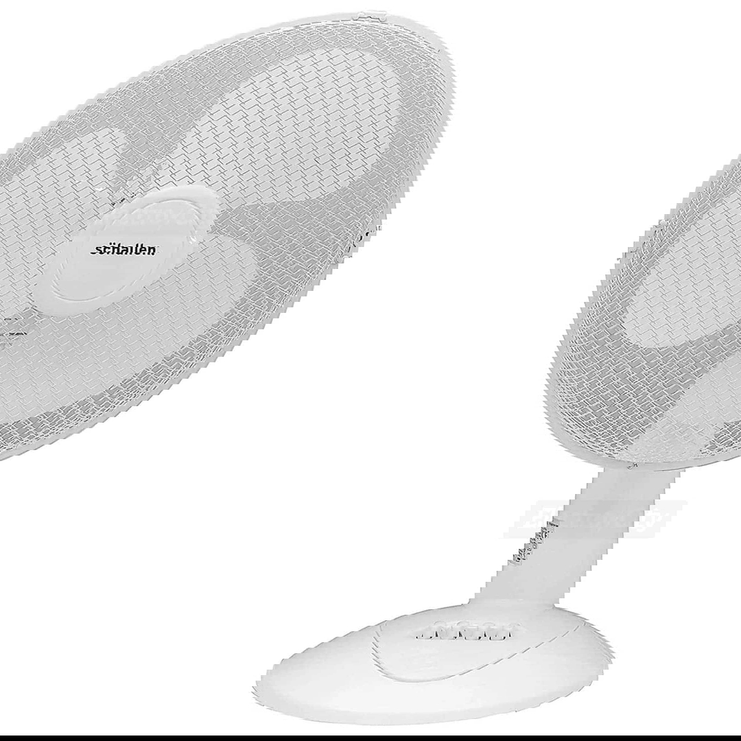 Premium 12 Inch 3 Speed Oscillating Fan | White