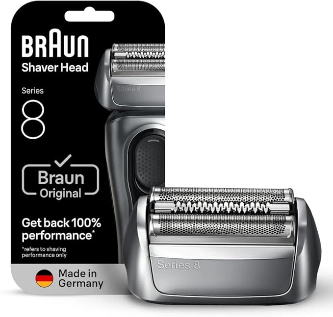 Braun Series 8 83M, Braun Series 8 Original Head for Electric Shaver Beard, Recovers 100% of the Performance of Your Men's Beard Trimmer, Compatible with Series 8 Razors