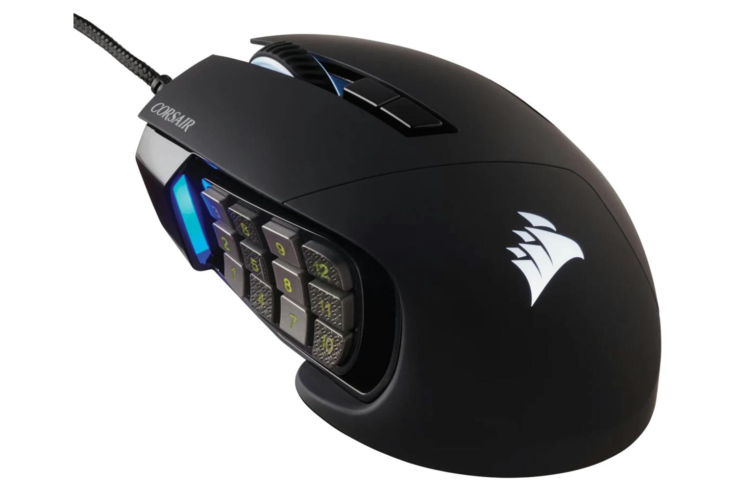 Corsair Scimitar RGB Elite Optical MOBA/MMO Gaming Mouse | Black