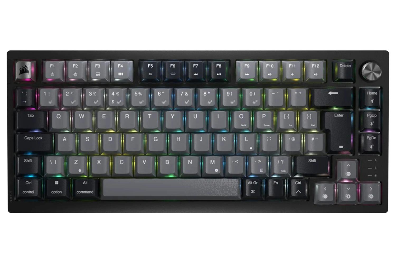 Corsair K65 PLUS Wireless 75% RGB Mechanical Gaming Keyboard | Midnight Gray