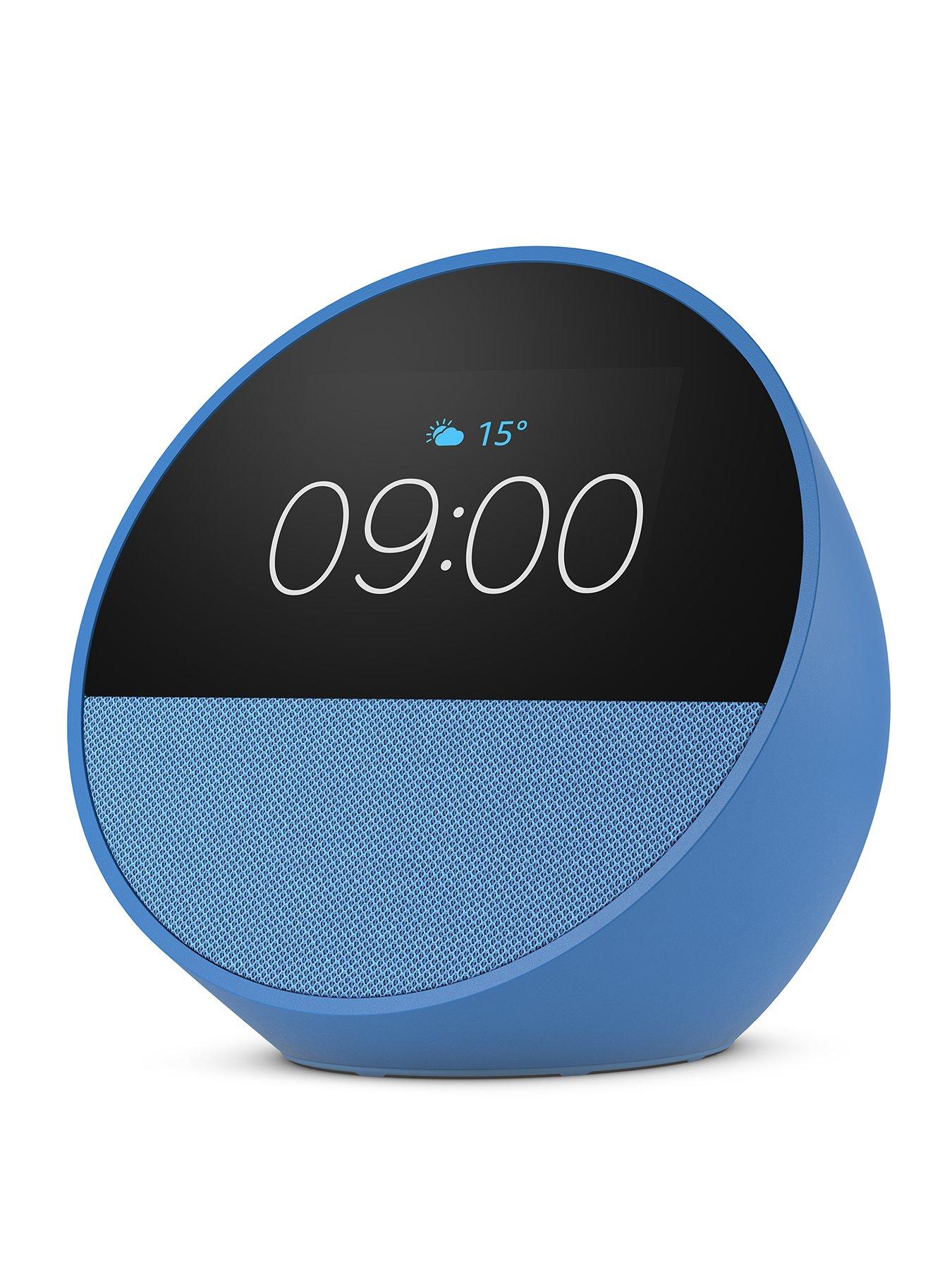 Amazon Echo Spot Alarm Clock with Alexa - Blue