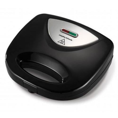 Morphy Richards 700W 2 Slice Sandwich Maker - Black | 980551