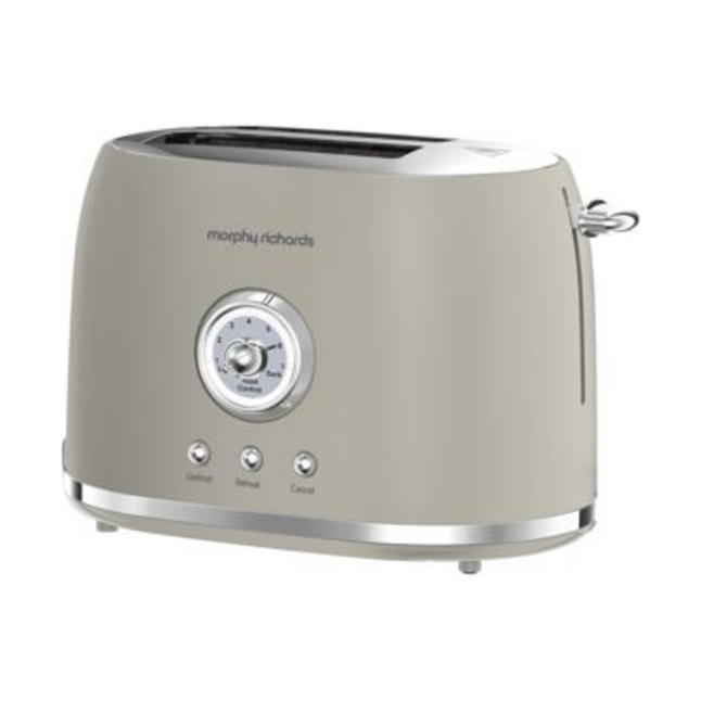 Morphy Richards 980600, 2-Slice Toaster, Mushroom