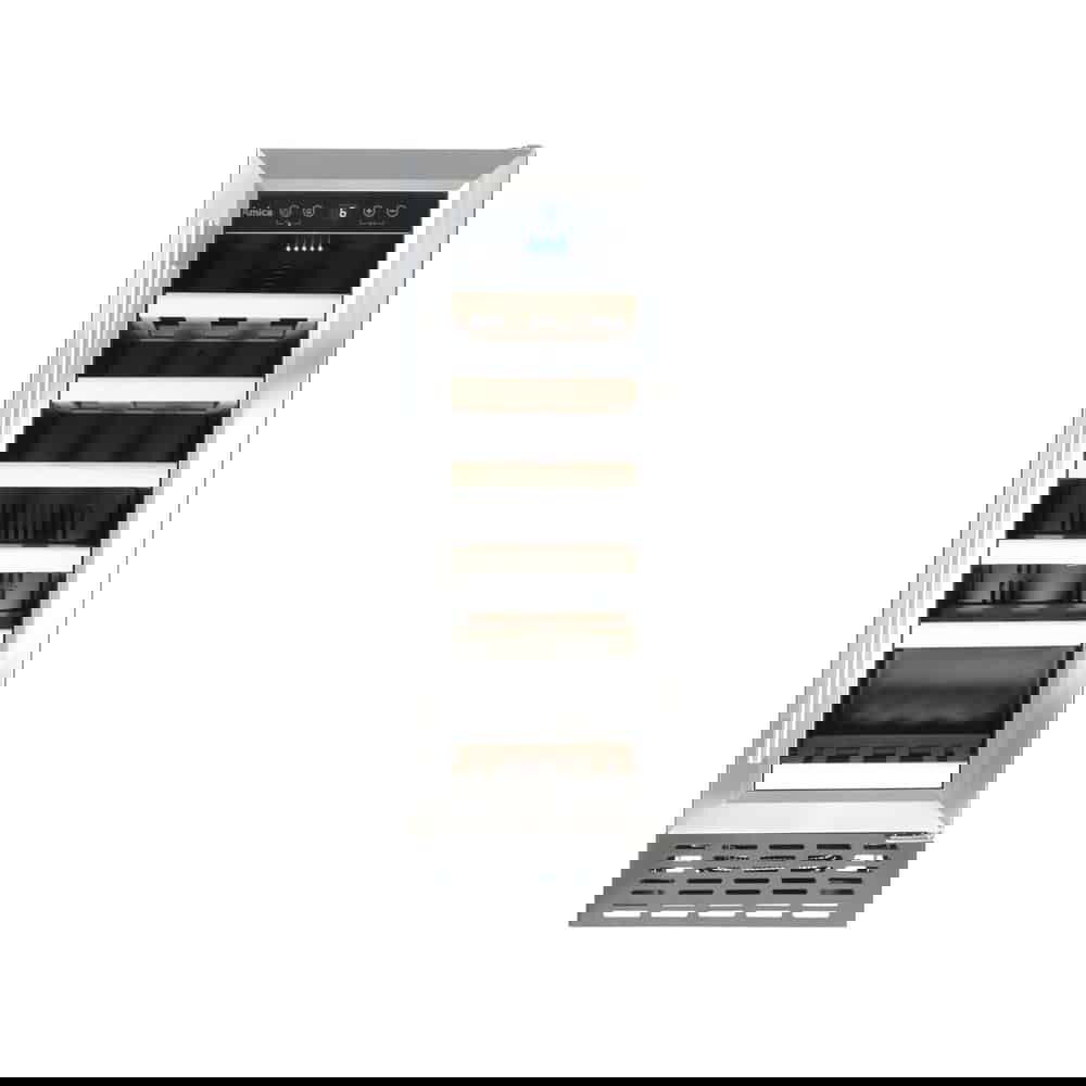 Amica 30cm Freestanding 19 Bottle Wine Cooler | Stainless Steel