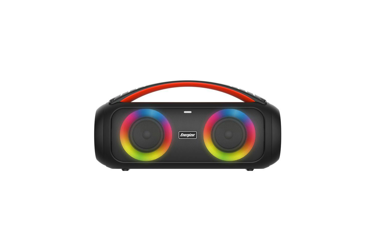 Energizer Wireless Bluetooth Party Speaker with Power Bank | Black