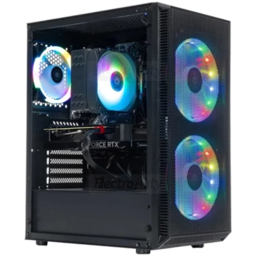 BigFoot Almas Gaming PC | AMD Ryzen 5, 16GB RAM, 1TB SSD, NVIDIA RTX 3050 | Black