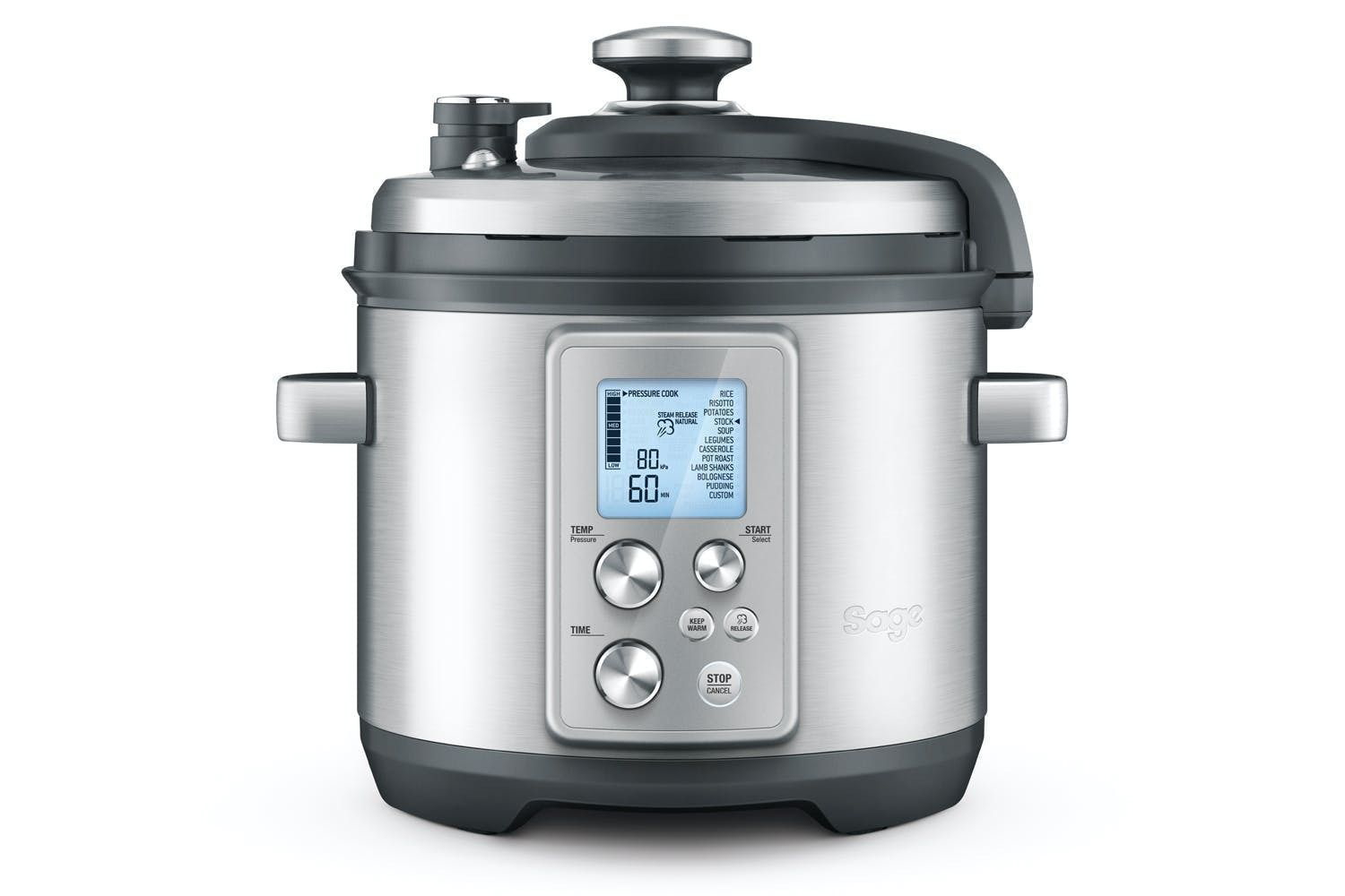 Sage BPR700BSSUK, 1100W, Multifunctional Slow Cooker, Brushed Stainless Steel | Soundstore