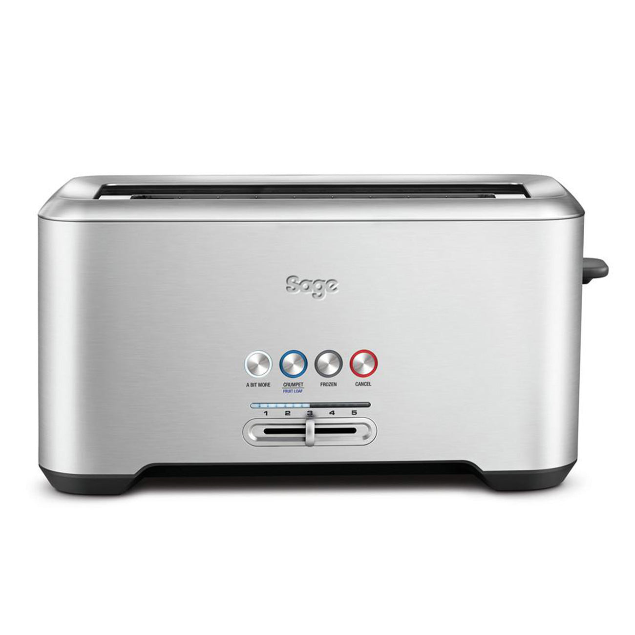 Sage Bit More BTA730UK, 4-Slice Toaster, Silver | Soundstore