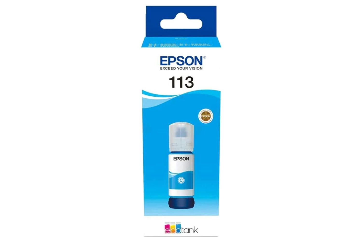 Epson 113 EcoTank Cyan Ink Bottle | 70ml