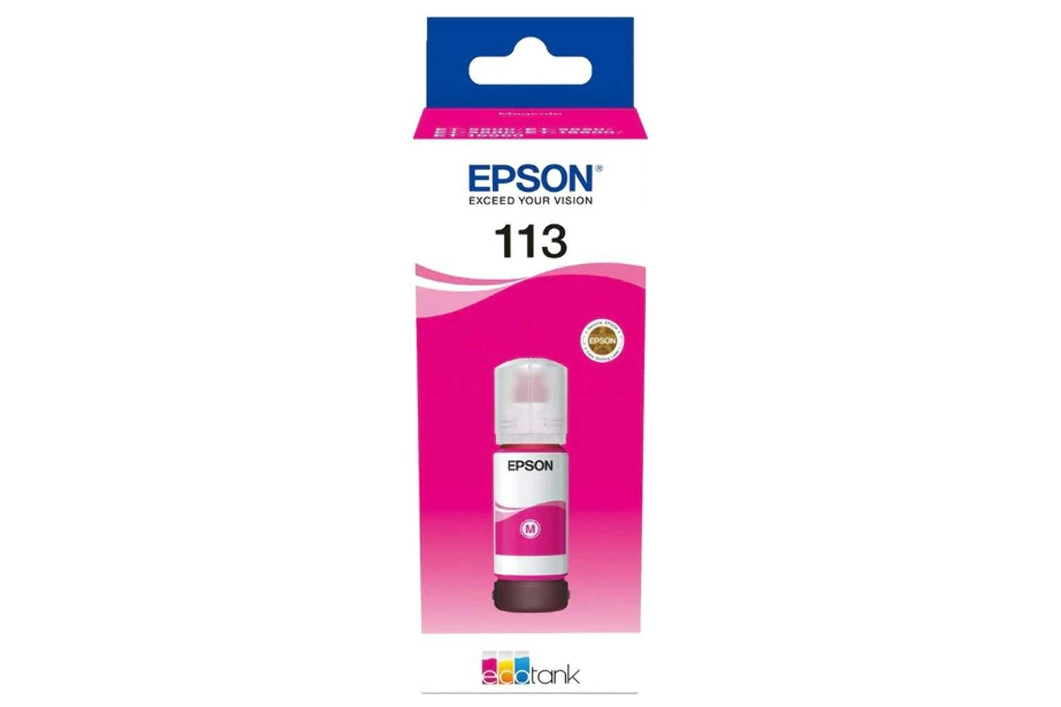 Epson 113 EcoTank Magenta Ink Bottle | 70ml