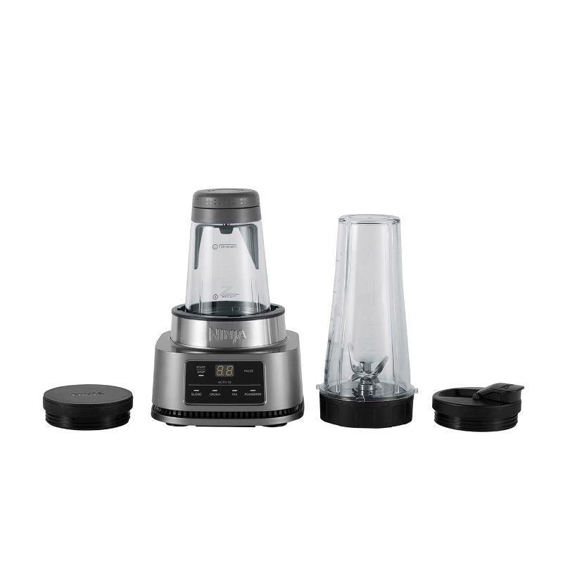 Ninja 1100W 2-in-1 Foodi Power Nutri Blender with Smart Torque & Auto-iQ - Silver | CB100UK