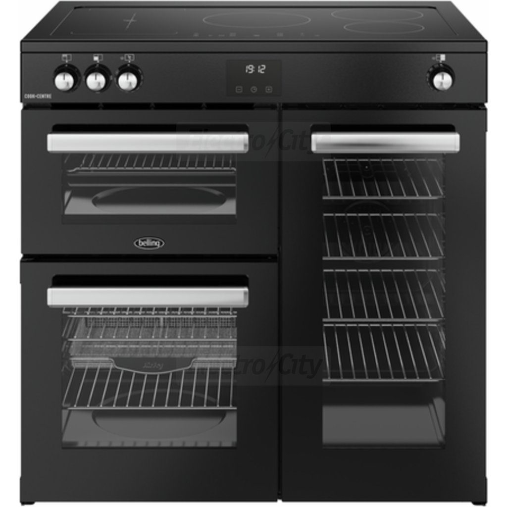 Belling 90cm Cookcentre Induction Range Cooker | Black