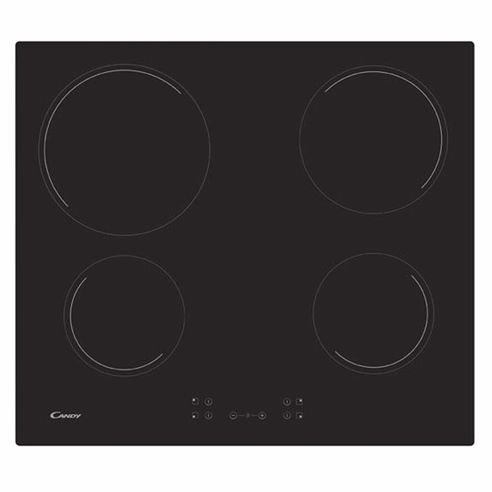 Candy 60CM 4 Zone Ceramic Hob - Black | CH64CCB