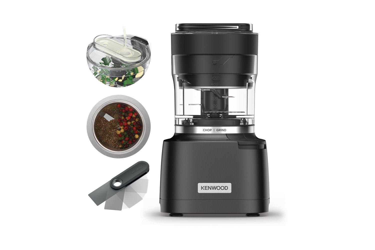 Kenwood CHP80000B, Duo Prep 2-in-1 Chopper/Grinder, Black | Soundstore