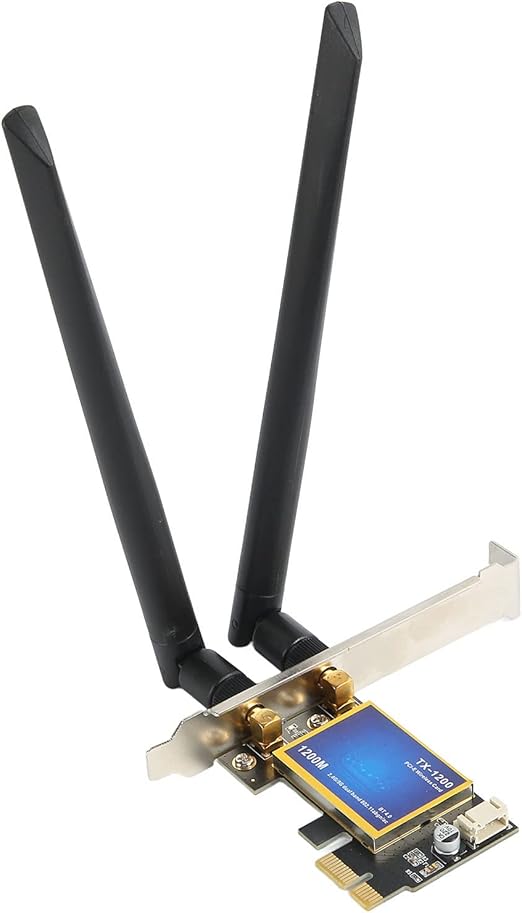 1200Mbps Dual Band PCIE WiFi Card with Bluetooth 4.0 for Desktop Wireless Network Adapter