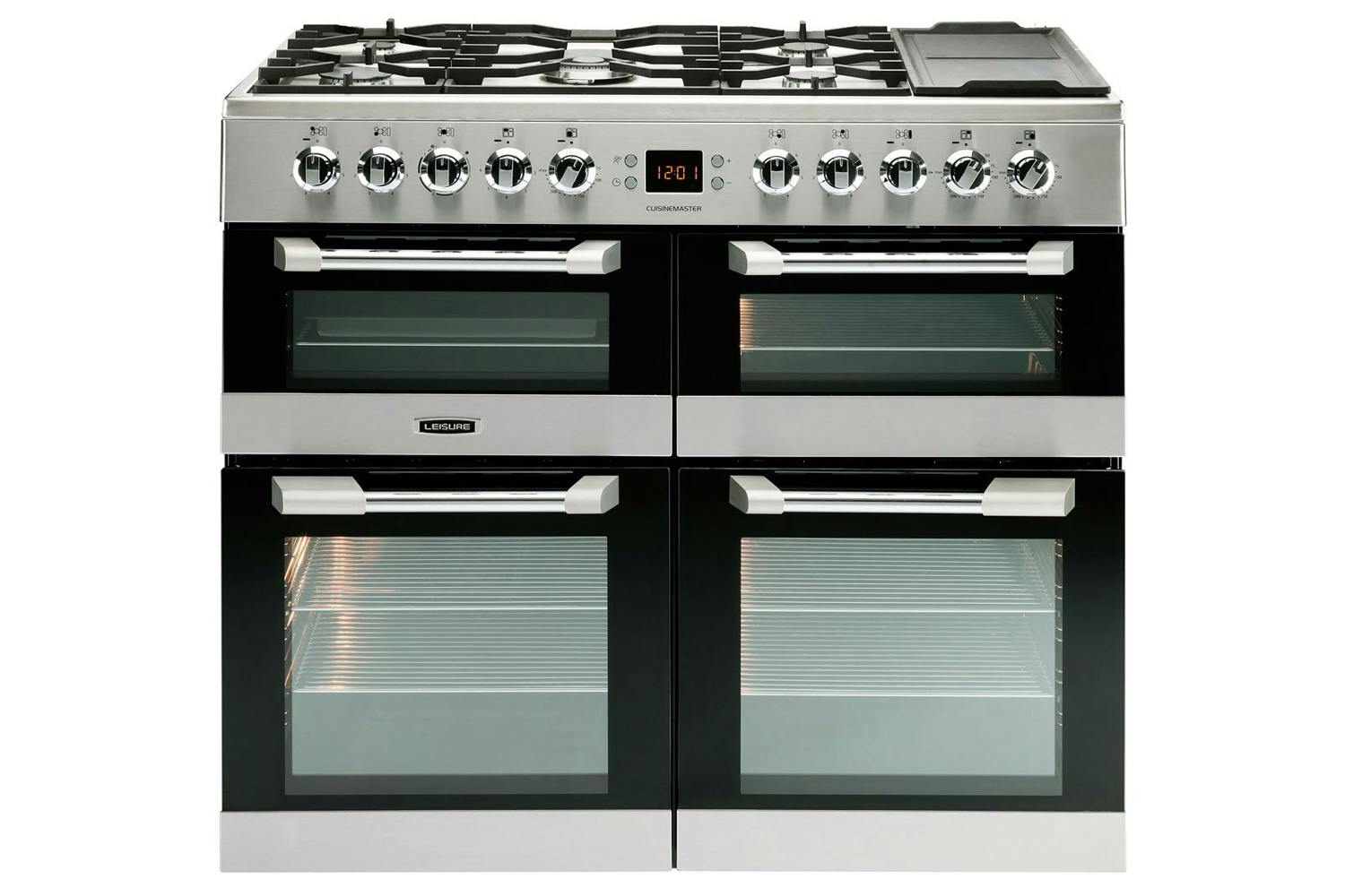 Leisure CS100F520X, Cuisinemaster, 100cm, Dual Fuel, Range Cooker, Stainless Steel | Soundstore