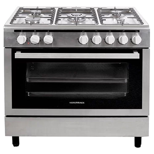 NordMende 90CM Dual Fuel Hybrid Range Cooker - Stainless Steel | CSG92IX