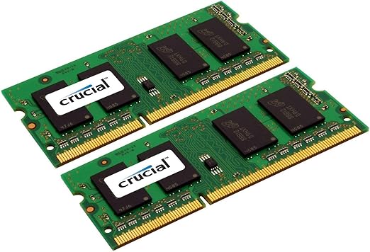 Crucial RAM CT2KIT102464BF160B 16 GB Kit (2 x 8 GB) DDR3 1600 MHz CL11 Laptop Memory