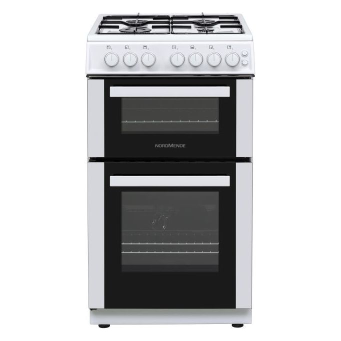 NordMende 50cm Freestanding Cooker with Gas Hob | White