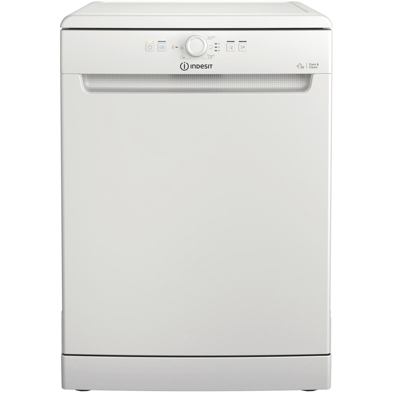 Indesit 60CM Freestanding Standard Dishwasher - White | D2FHK26UK