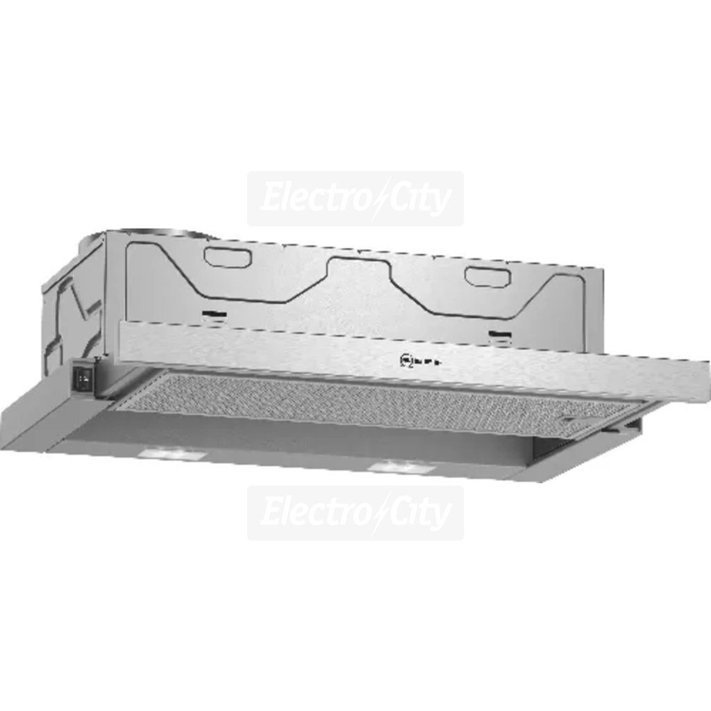 Neff N 30 60cm Semi Built-In Cooker Hood | Silver