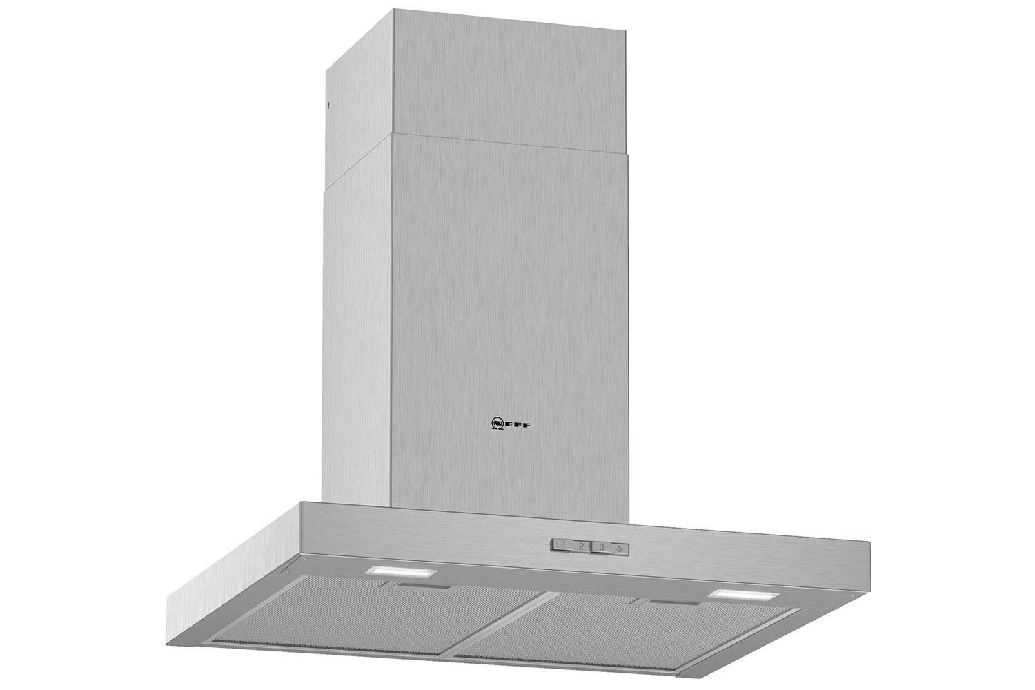 Neff D62BBC0N0B, 60cm, Chimney Cooker Hood, Stainless Steel | Soundstore