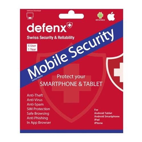 DefenX Mobile Security for Android & iOS - 1 User for 1 Year | DEFENXMOBSEC